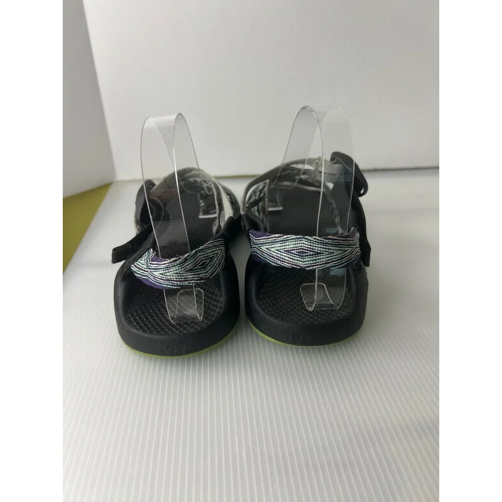 Chaco ZCloud 2 Womens 7 Sandals Multi Strap Toe Loop Vibram Sole Purple Green